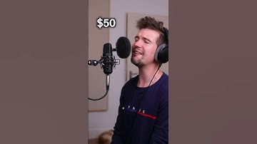 Thumbnail of $50 vs. $500 Microphone #shorts #microphone #cover #singer