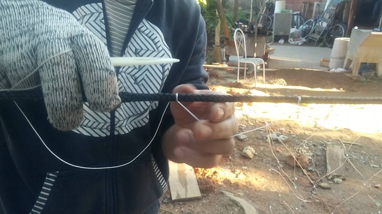 COMO ENTRALHAR REDE PESCA?