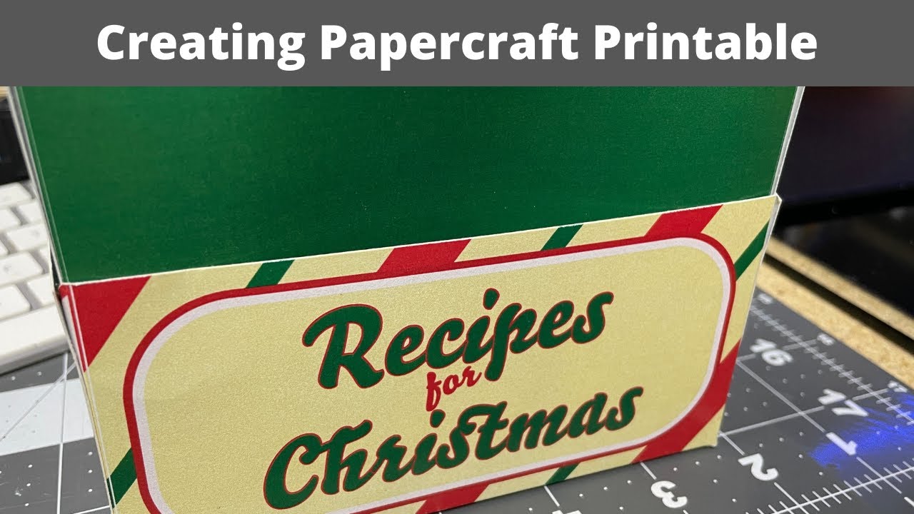 Paper Craft Recipe Box Template for Canva YouTube