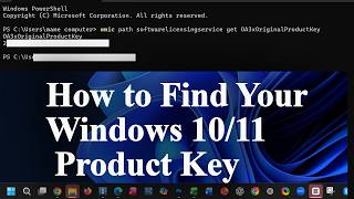 How to Find Your Windows Product Key (Windows 11 & 10)