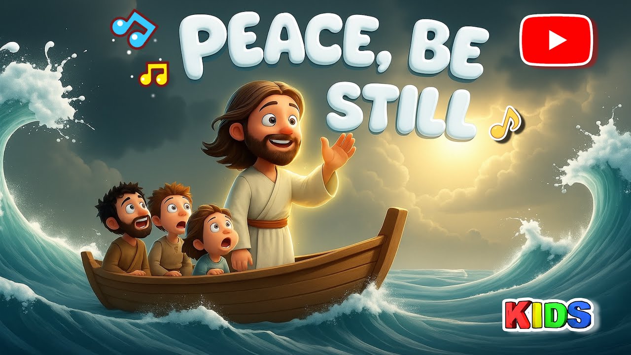 Jesus Calms the Storm – “Peace, Be Still” | Kids Bible Song