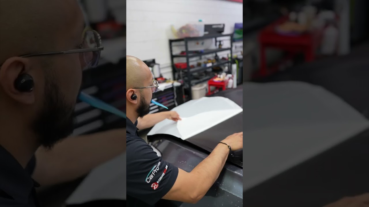 STEK DYNOblack-matte PPF on Tesla Model 3