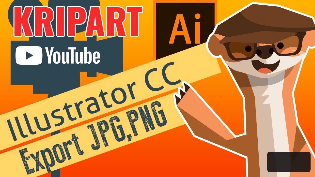 วิธี export ai  Update 2022  สอน Illustrator CC:เทคนิคเซฟไฟล์ JPG,PNG  (ล่าสุด cc 2019)🔥