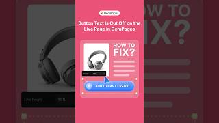 Button Text Is Cut Off on the Live Page in Shopify- How to Fix | v7 New Editor | GemPages