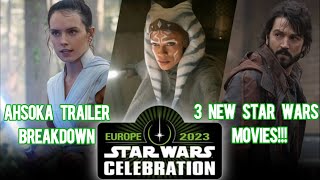 Ahsoka Trailer Breakdown and Star Wars Celebration News - 3 New Star Wars Movies