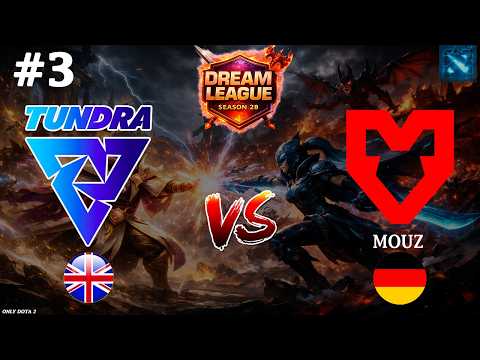 33 ВПЕРВЫЕ ВЫКАТИЛ НА ПРО СЦЕНУ ЛАРГО! | Mouz vs Tundra #3 (BO3) DL S28