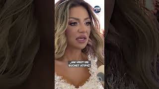 Andreea, soția lui Bursucu, și-a ales rochia de mireasă dinainte să fie cerută în căsătorie.