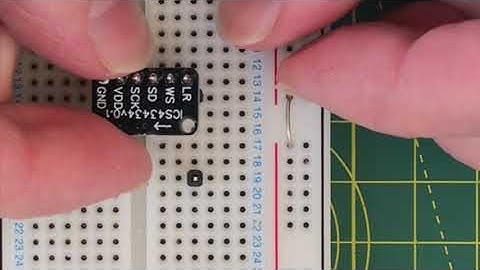 ICS-43434 A replacement for the old INMP441 - Ideal for the ESP32