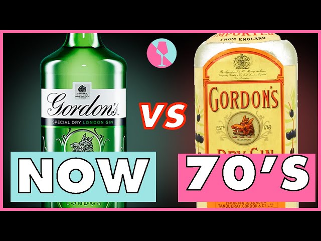 Drinking Gordon's Gin from the 1970s - YouTube