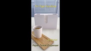 Paper Towel Dispenser With Removable Top Tray - Tri-Tiger Furniture Factory New Product