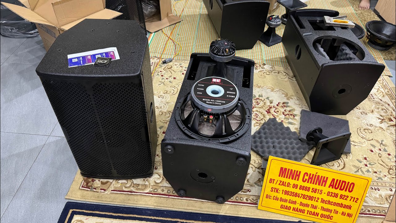 Loa Full 30 RCF, bass 30 nr 336 + trep 450 nr, chất âm cực hay, giá êm, zalo 0988885815