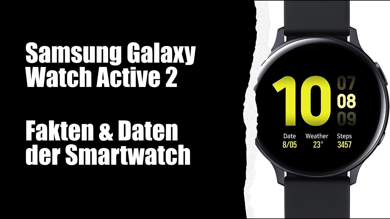 Samsung Galaxy Watch Active 2 Smartwatch Test deutsch YouTube