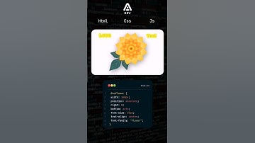 Flores amarillas con Html, Css y JavaScript #programacion #flowers #floresamarillas #html #css #code