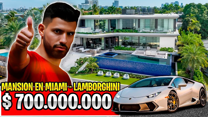 La LUJOSA VIDA de SERGIO "KUN" AGUERO | Coches,Mansiones,Empresa, Fortuna