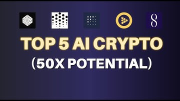 TOP 5 AI  CRYPTO COINS (50X POTENTIAL)