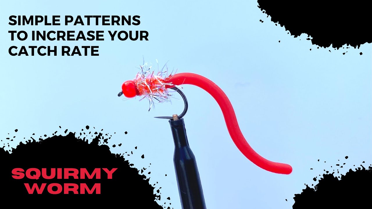 Вязание извивающегося червя — ловля рыбы нахлыстом в неподвижной воде
