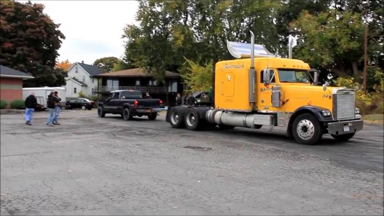 Semi Vs Dually Tug Of War Daisy Dukes Truck Show Compilation 2016 2017