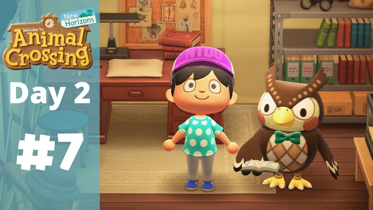 Animal Crossing New Horizons Ep 7 Meeting Blathers! YouTube