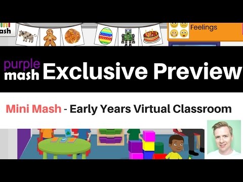 Mini Mash virtual classroom EYFS exclusive preview (Purple Mash) - ICT for classroom
