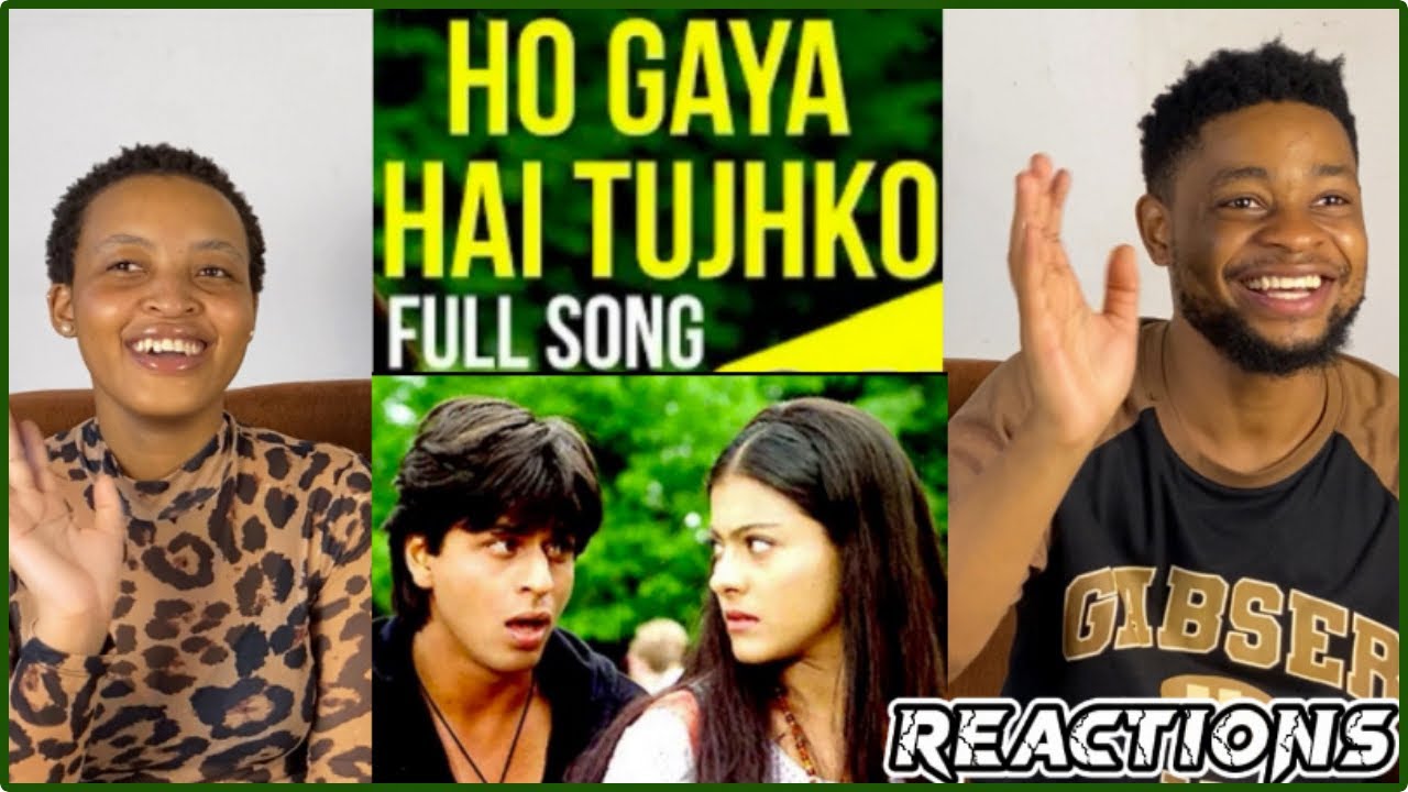 African Couple Reacts To Ho Gaya Hai Tujhko Song | Dilwale Dulhania Le Jayenge, SRK, Kajol, Lata M