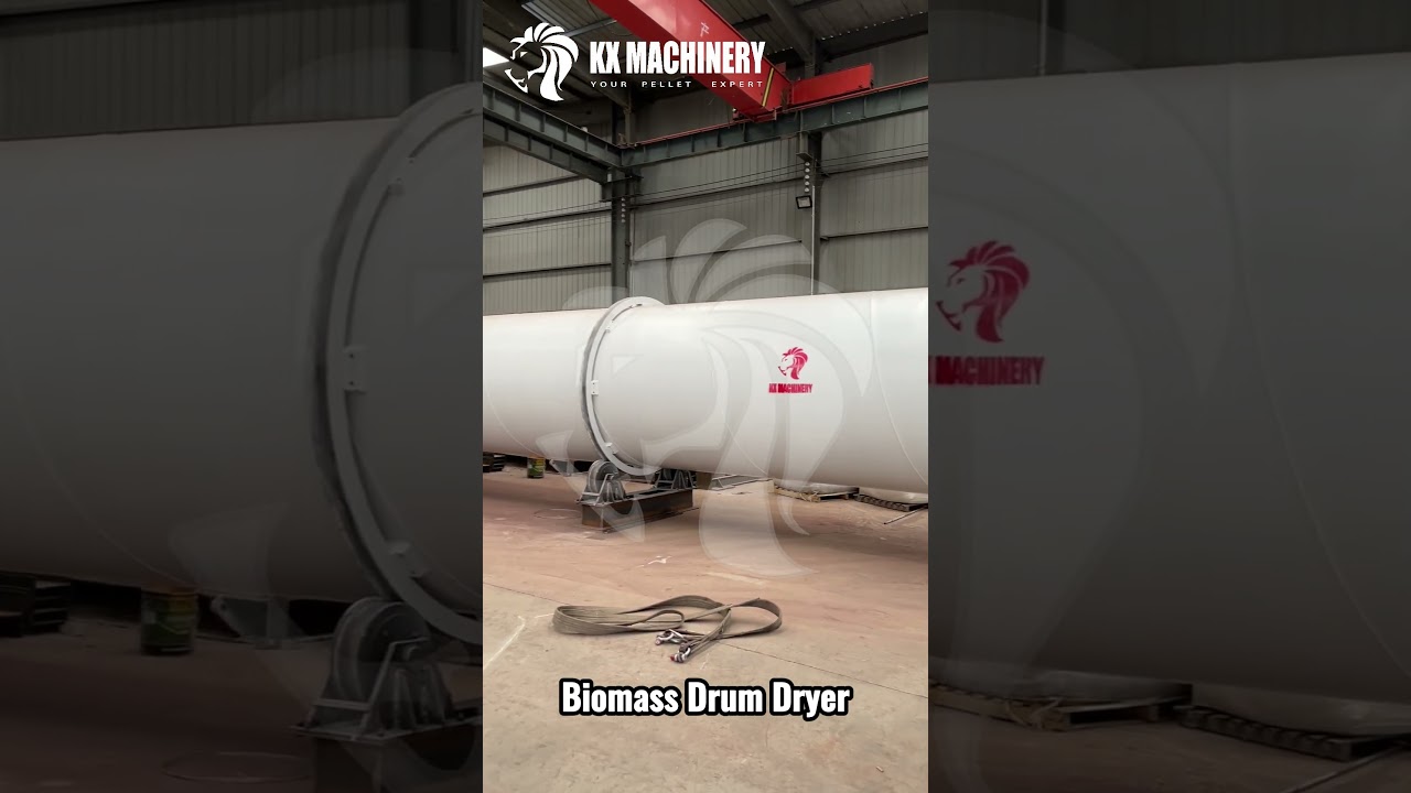 Biomass Wood Dryer High Moisture Content Drum Dryer for Pellet Plant
