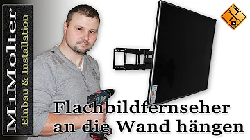 Wie hoch hängt man den Fernseher an die Wand?