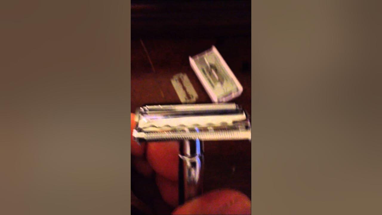 Double edge safety razor vs Gillette fusion razor YouTube