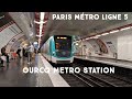 Journey through paris a ride on mtro ligne 5 at ourcq station  paris metro line 5