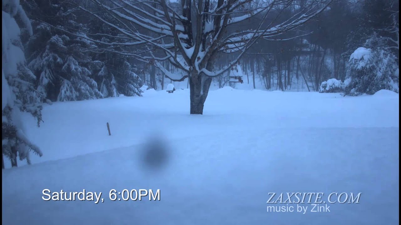 Blizzard of 2016, time lapse video - YouTube
