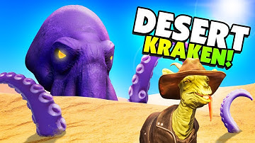 NEW Goat Sim 3 Expansion! Exploring the Wasteland and Finding a KRAKEN!