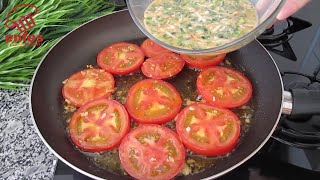 Omelet (tomato omelet) | Recipe transcript by Enfes Yemek Tarifleri