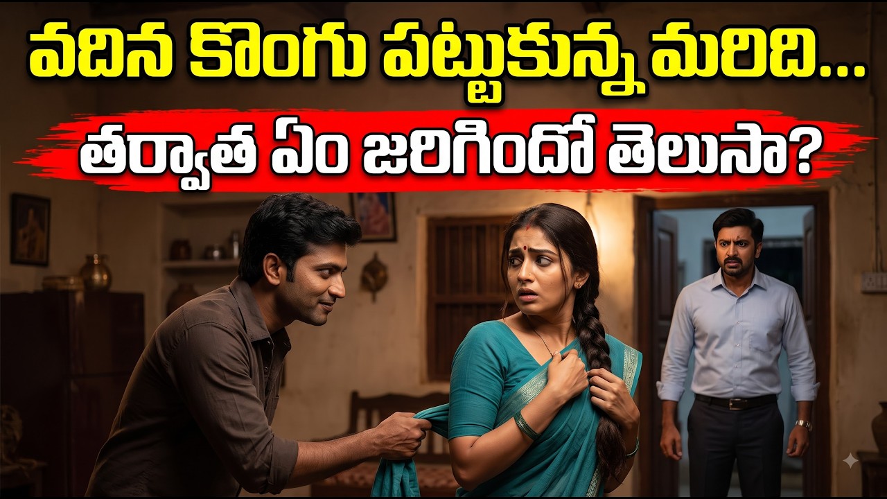 వదిన కొంగు లాగిన మరిది... ఆమె ఇచ్చిన సమాధానం ఏంటో తెలుసా? | Telugu Family Drama | SS Katha Lokham