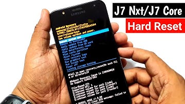 Samsung J7 Nxt/J7 Core Pattern Unlock | Factory Reset | Screen Unlock | Hard Reset