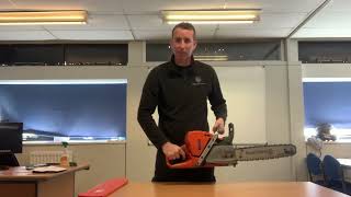 10 safety features of a petrol powered chain saw
