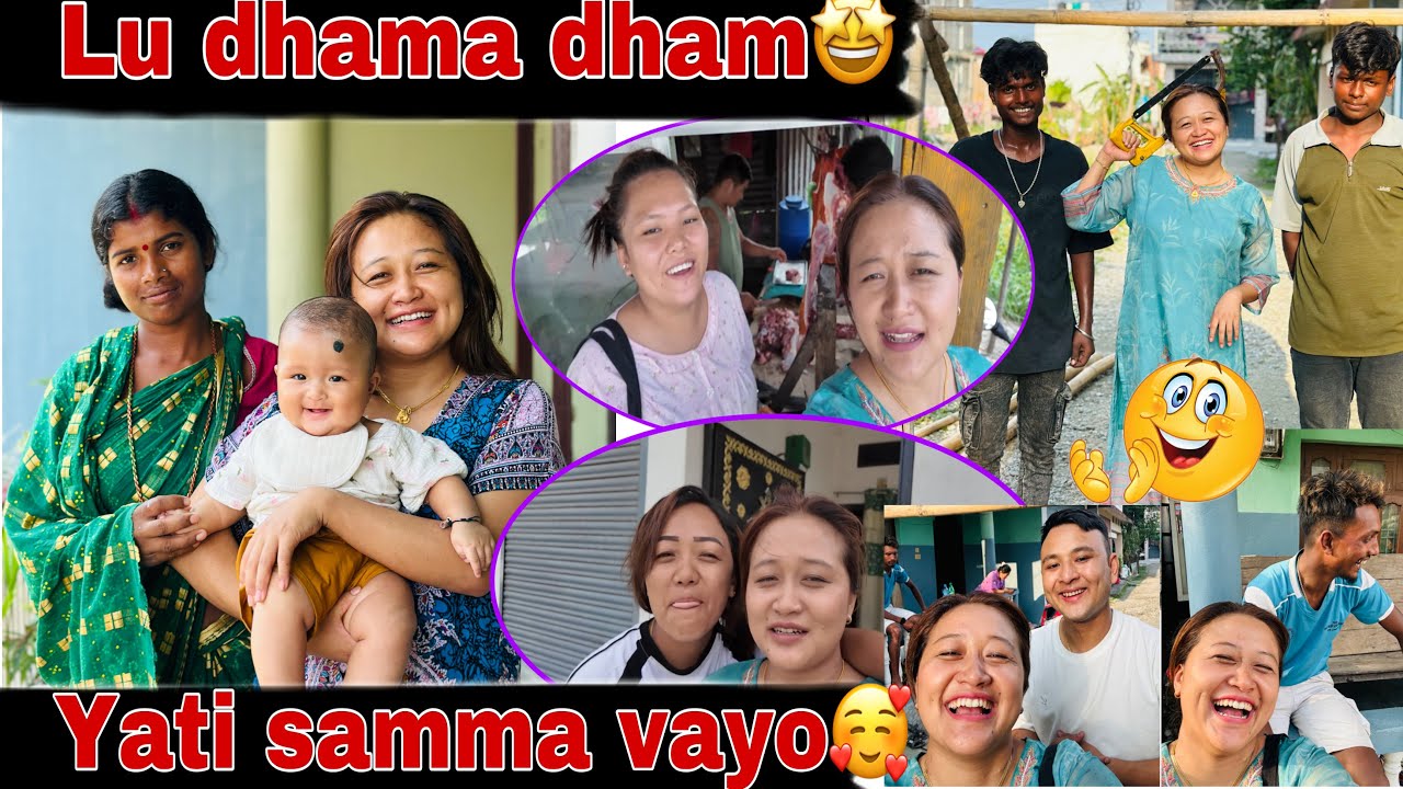 LU DHAMA DHAM SURU VAYO🥰🤩PURBA TAYARI GARDAI HAMI SABAI KURAKO❣️ @Sirjanaryee1990