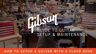 How To Setup a Guitar With a Floyd Rose Tremolo