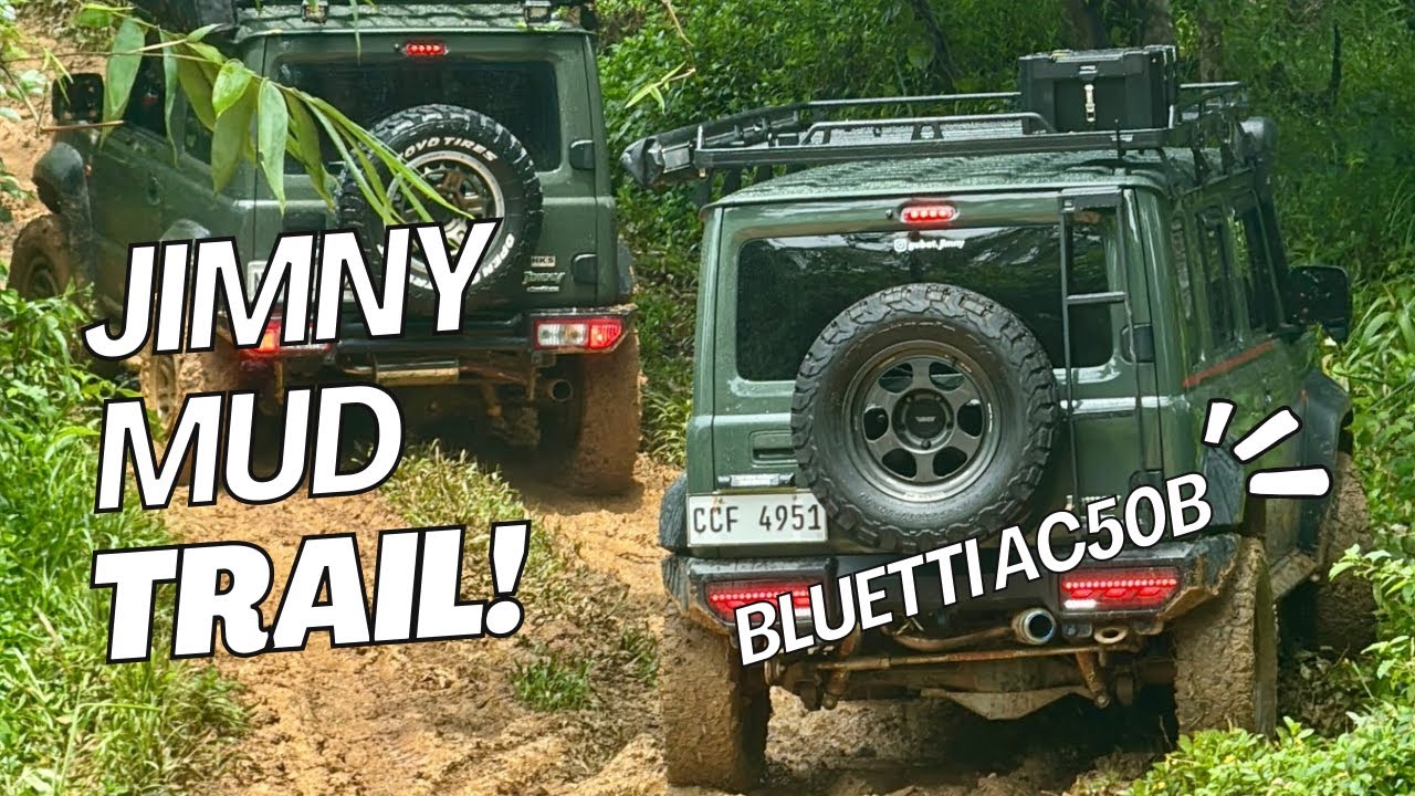 Suzuki Jimny Mud Trail with BLUETTI AC50B Power Station | Daraitan, Tanay Rizal | Mud Offroad 4x4 |