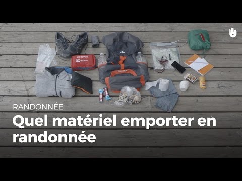 Vidéo: Quoi emporter pour une courte randonnée