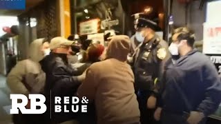 Protests outside Staten Island bar busted for violating COVID rules