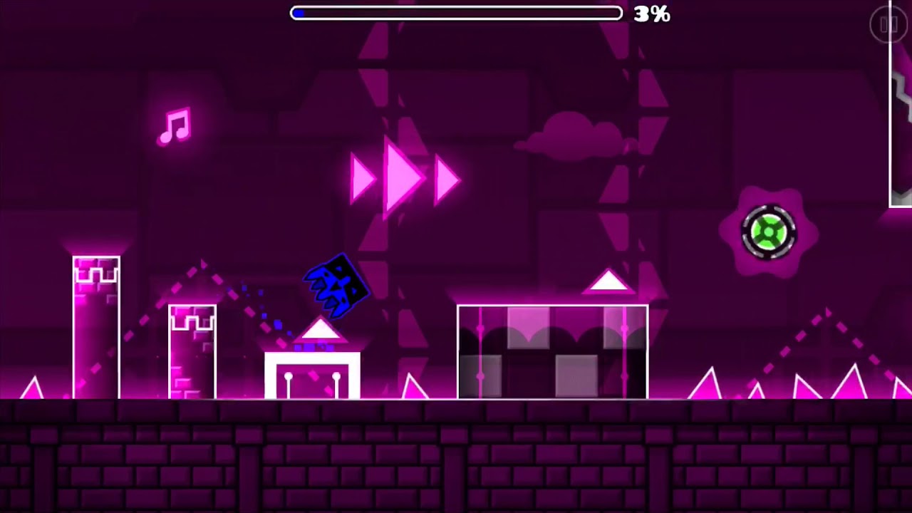 (Christmas Special) Playing 3 random geometry Dash levels - YouTube