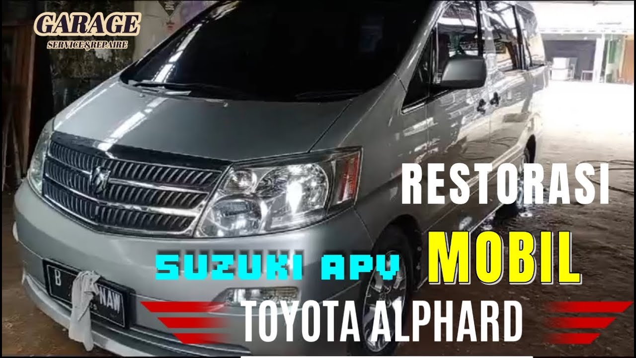 Restorasi Mobil Toyota Alphard dan Suzuki APV borongan lagi