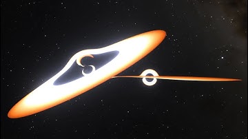 Interacting Black Holes (N-body simulation)