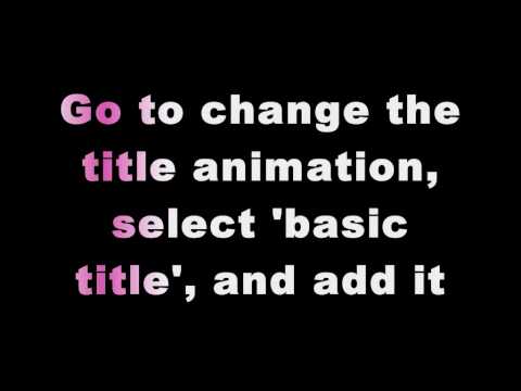 WMM Tutorial - Cool Text Effects!