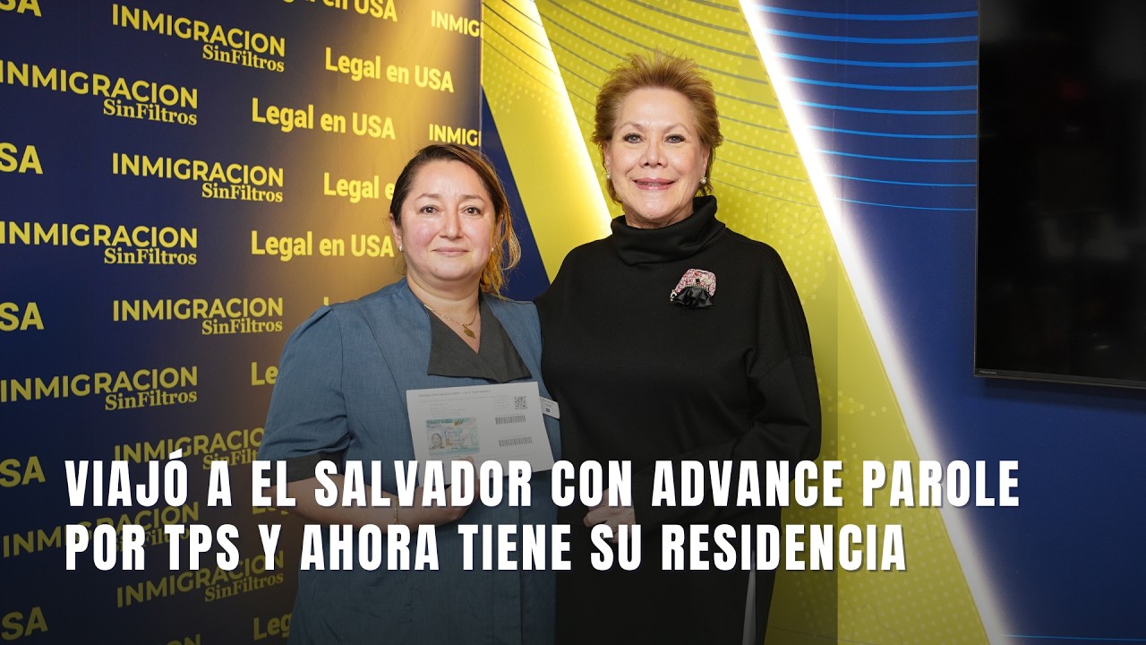 Viajó a El Salvador con un permiso de viaje por su TPS