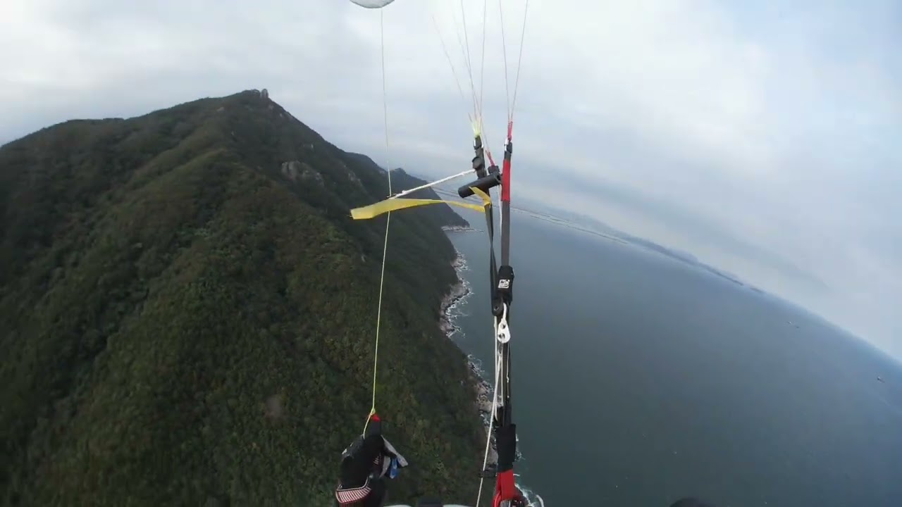 10월12일 바랑강한 세바지항 에서 낙하산산계