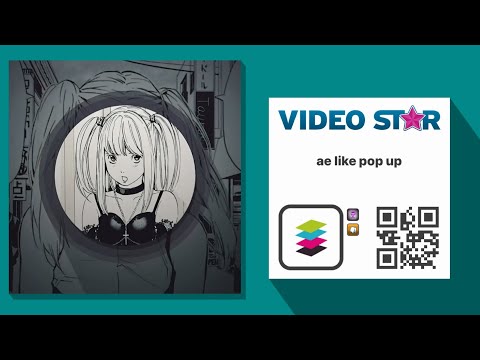 manga editing style qr codes for video star