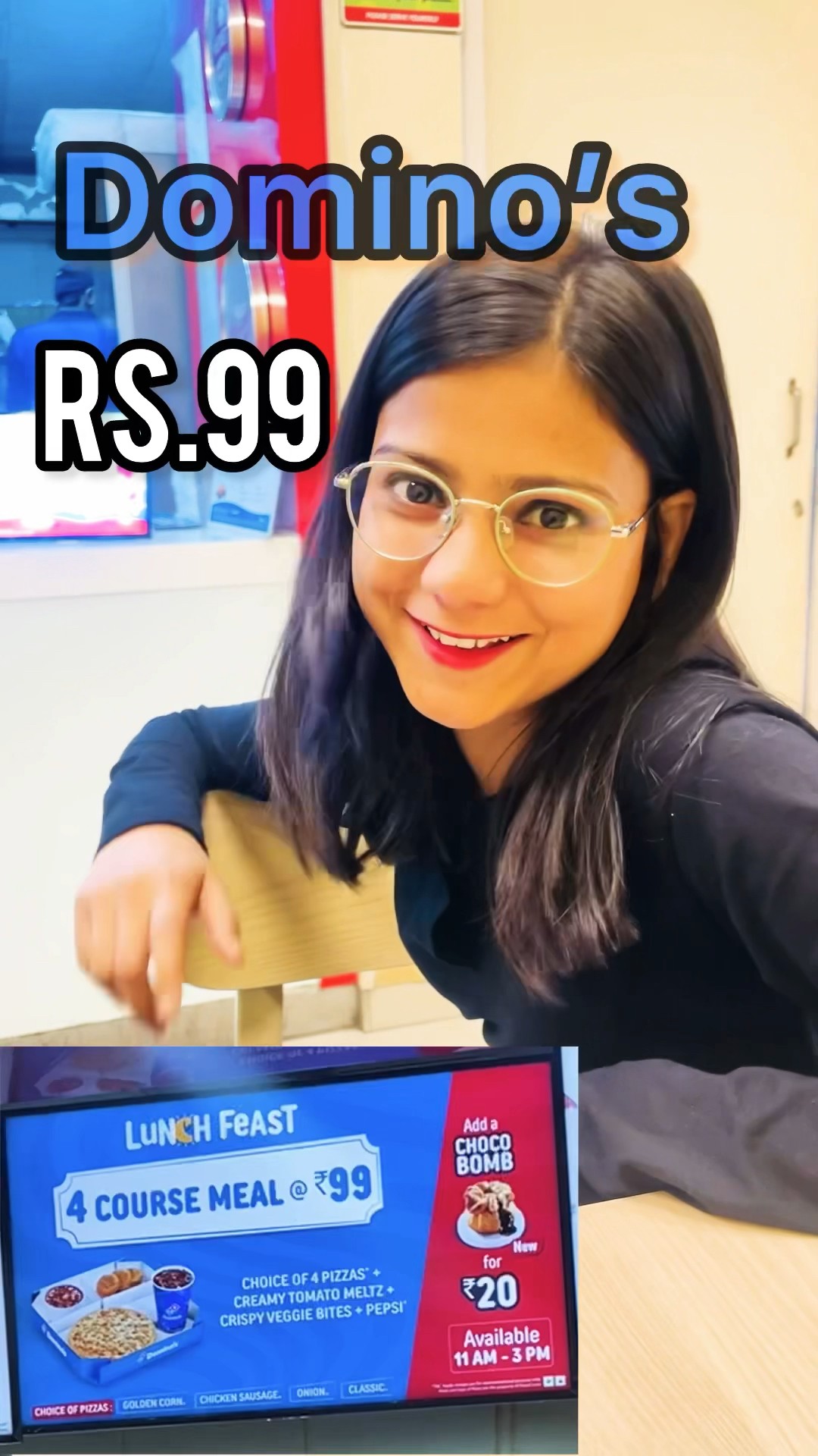 Rs 99 Domino s 4 Course Meal dominos dominospizza shorts Rs 99 Domino s 4 Course Meal dominos dominospizza shorts