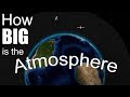 How Big is the Atmosphere?