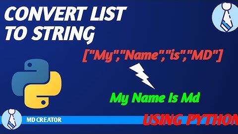 Python program to Convert List to String | #python #shorts #list #string #convert