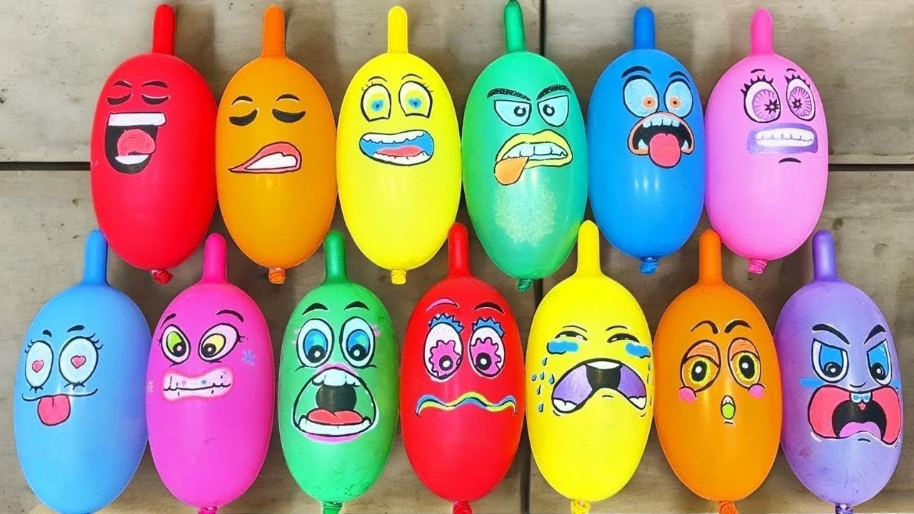 Balloons Slime Making Slime With Funny Balloons - Satisfying Slime Video